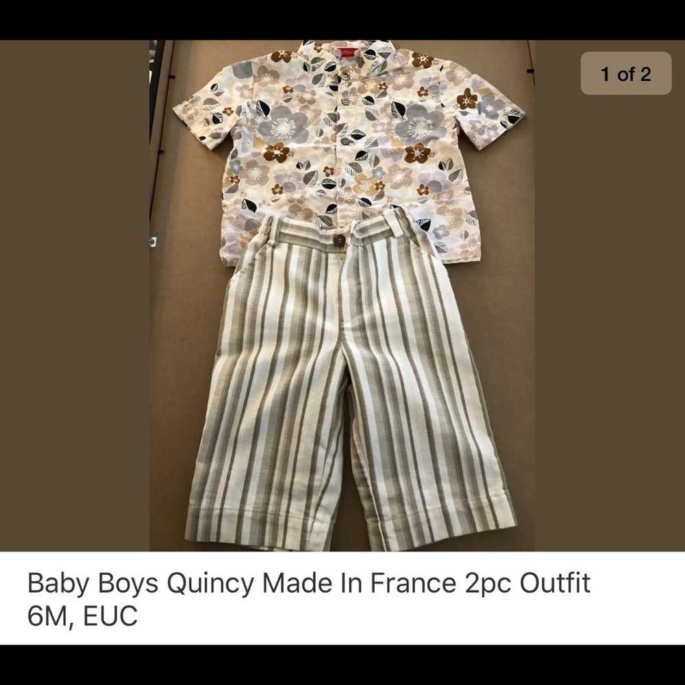 Baby boys Quincy Made in France outfit